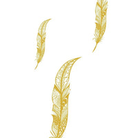 Neptattoo-Feathers-Gold