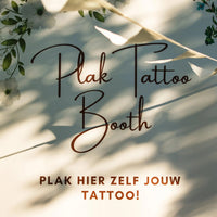 Plak Tattoo Booth Bruiloft 150 gasten - Talatattoo