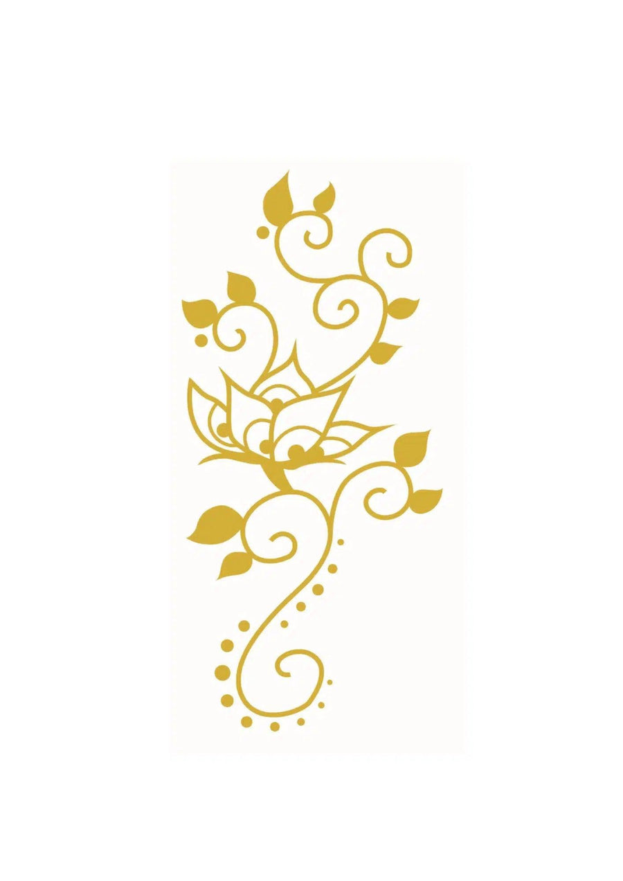       Neptattoo-Henna-Style-2-Gold