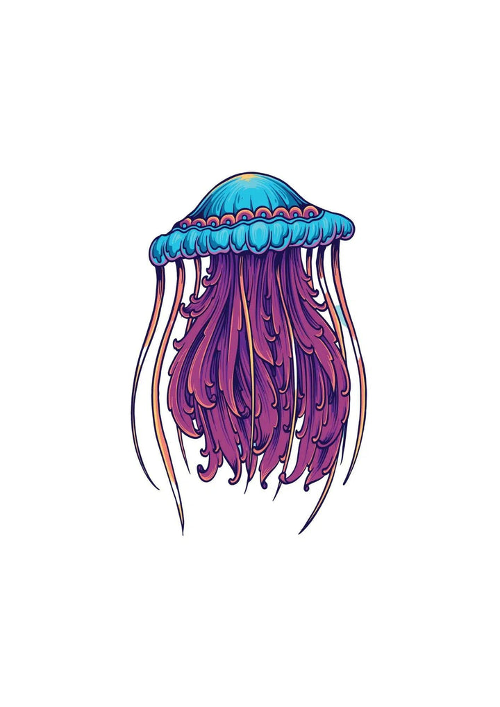 Neptattoo Mysteries of the sea - Jellyfish - Talatattoo