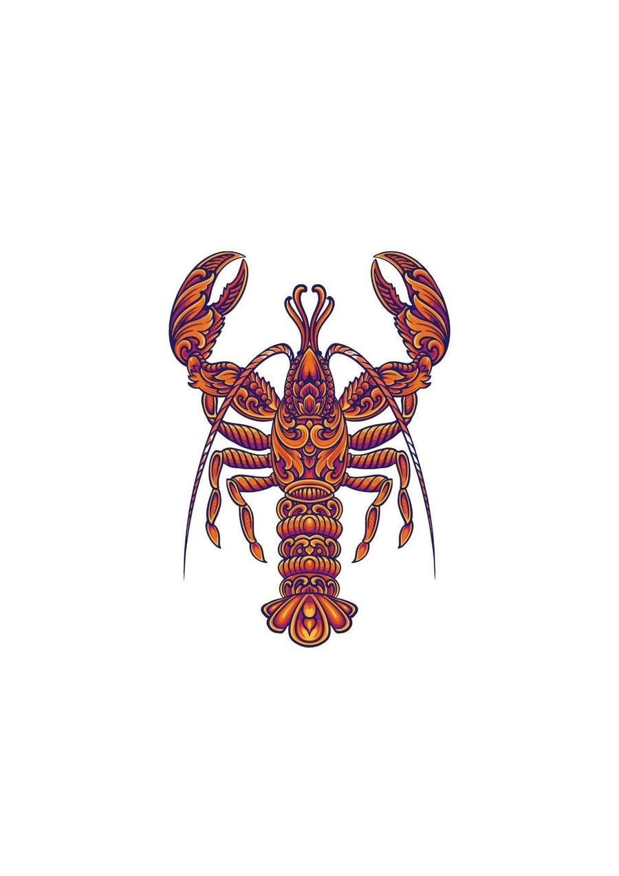 Neptattoo Mysteries of the sea - Lobster - Talatattoo