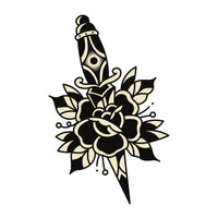 Neptattoo-Rose-and-knife-black