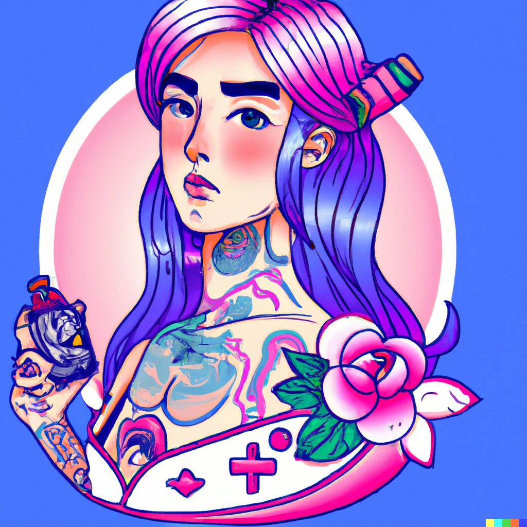 Meisje-met-mooie-plaktattoos