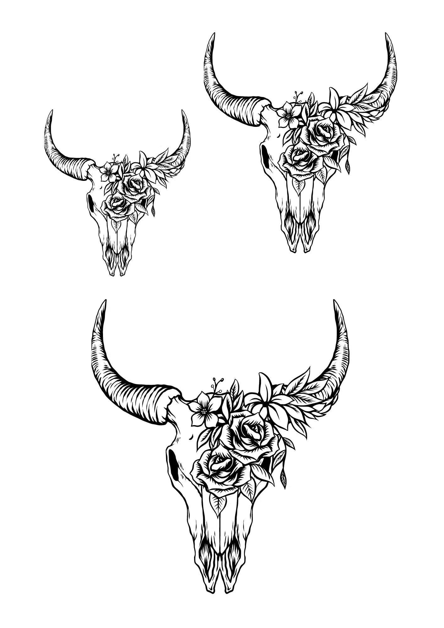 Neptattoo Black - Bull - Afbeelding 2