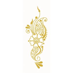 Neptattoo-Henna-Style-1-Gold
