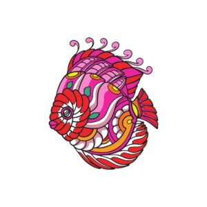 Neptattoo-Mandala-Fish-Pink