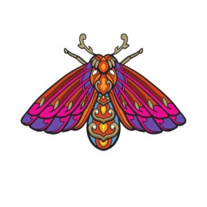 Neptattoo-Mandala-Moth