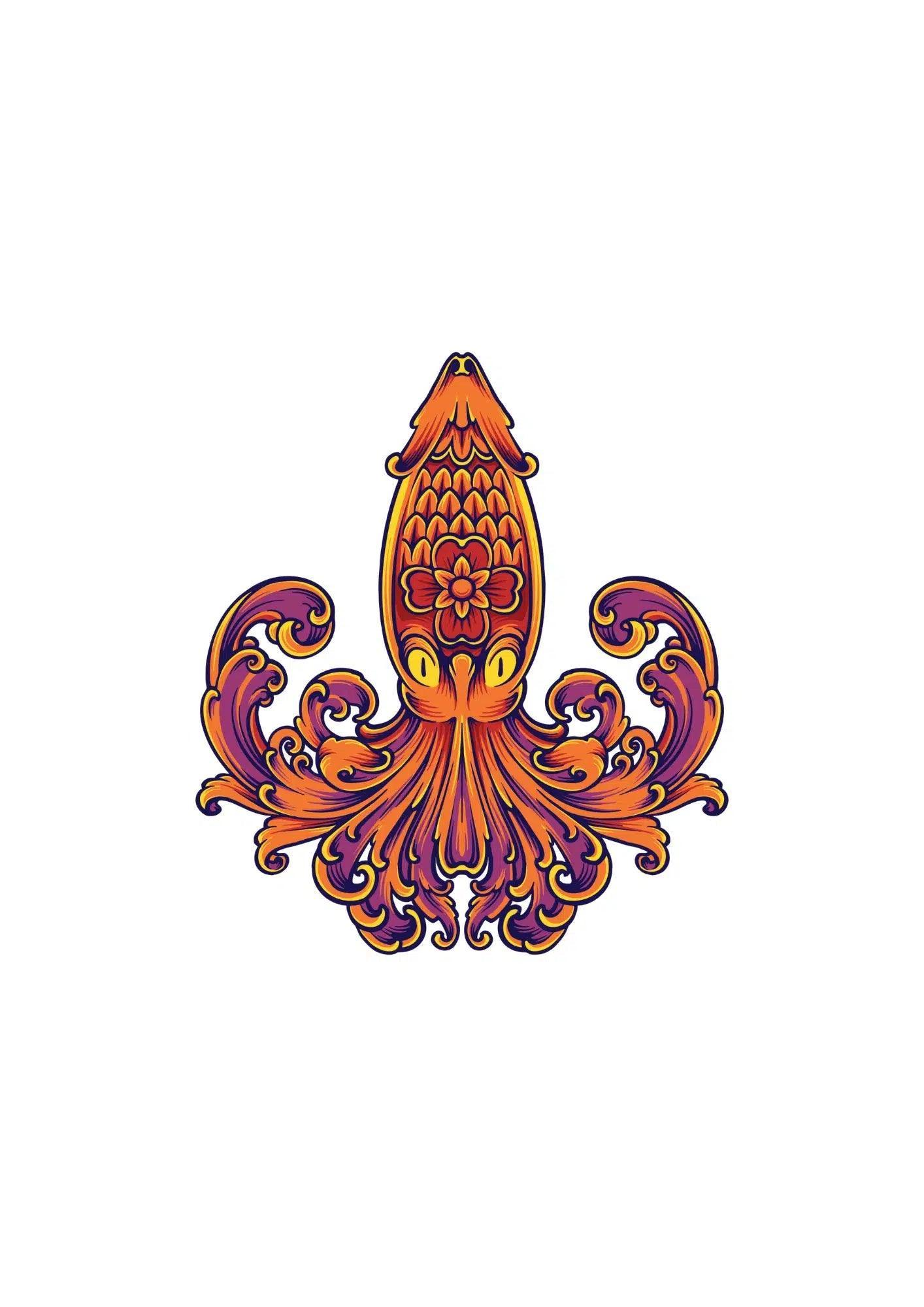 Neptattoo Mysteries of the sea - Octopus