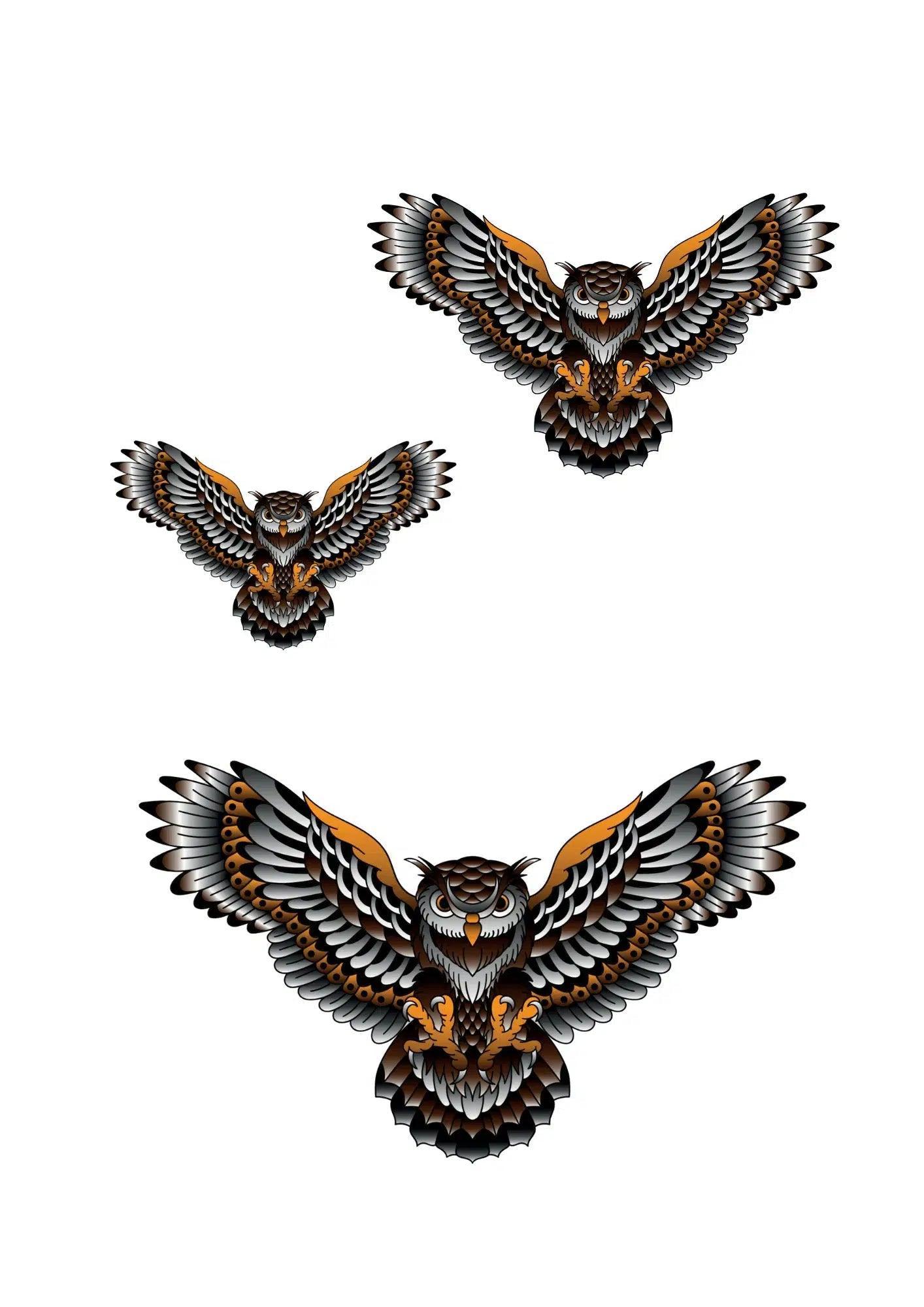 Neptattoo-Owls
