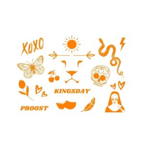 Neptattoo Set volwassenen - Koningsdag