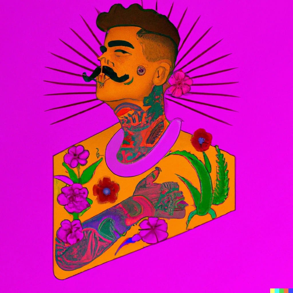 man-met-bloemen-tattoos